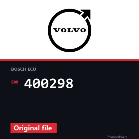 Volvo V70 400298 original ECU file
