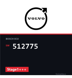 Volvo V70 512775 Stage1+++ tuning file