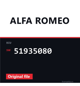 Alfa Romeo 0.9 51935080 original ECU file