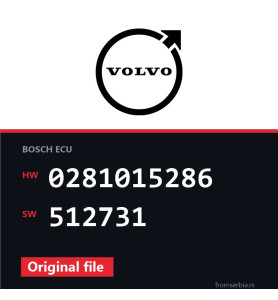Volvo XC60 0281015286 512731 original ECU file