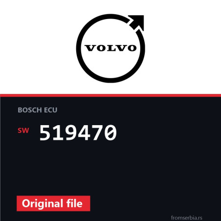 Volvo XC60 519470 original ECU file