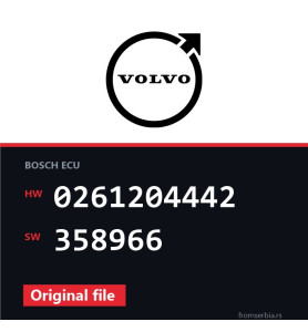 Volvo S70T5 0261204442 358966 original ECU file