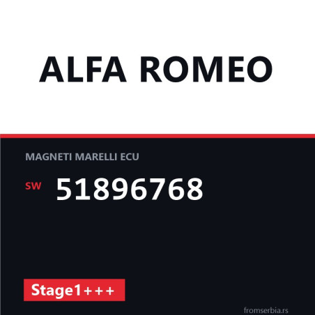 Alfa Romeo Giulietta 51896768 Stage1+++ tuning file