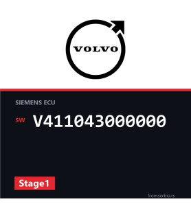 Volvo V40 V411043000000 Stage1 tuning file