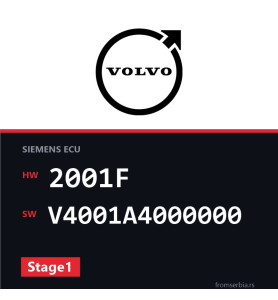 Volvo V40 2001F V4001A4000000 Stage1 tuning file
