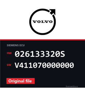 Volvo V40 026133320S V411070000000 Stage1 tuning file