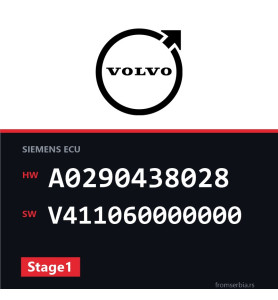 Volvo V40 A0290438028 V411060000000 Stage1 tuning file