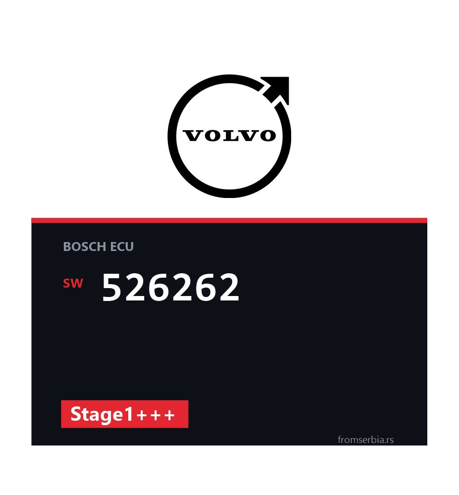 Volvo V70 526262 Stage1+++ tuning file