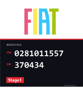 Fiat Doblo 0281011557 370434 Stage1 tuning file