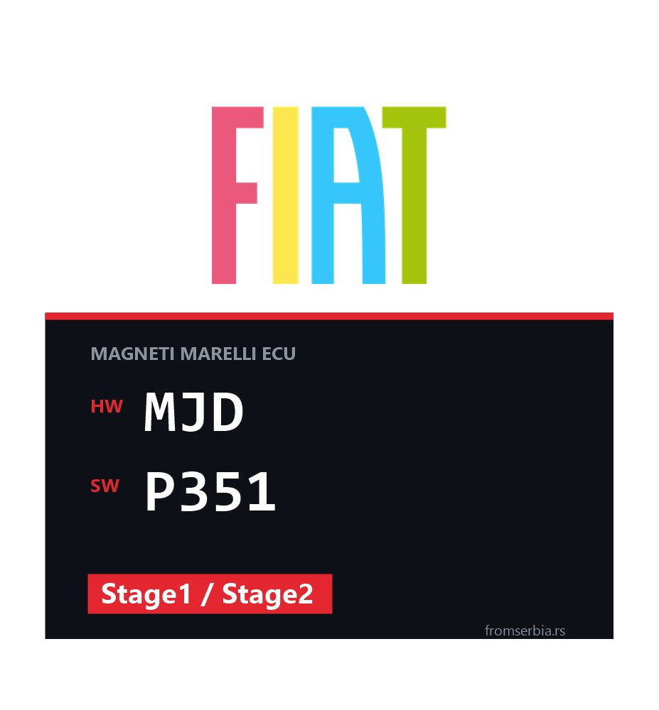 Fiat Punto MJD P351 Stage1 / Stage2 tuning file