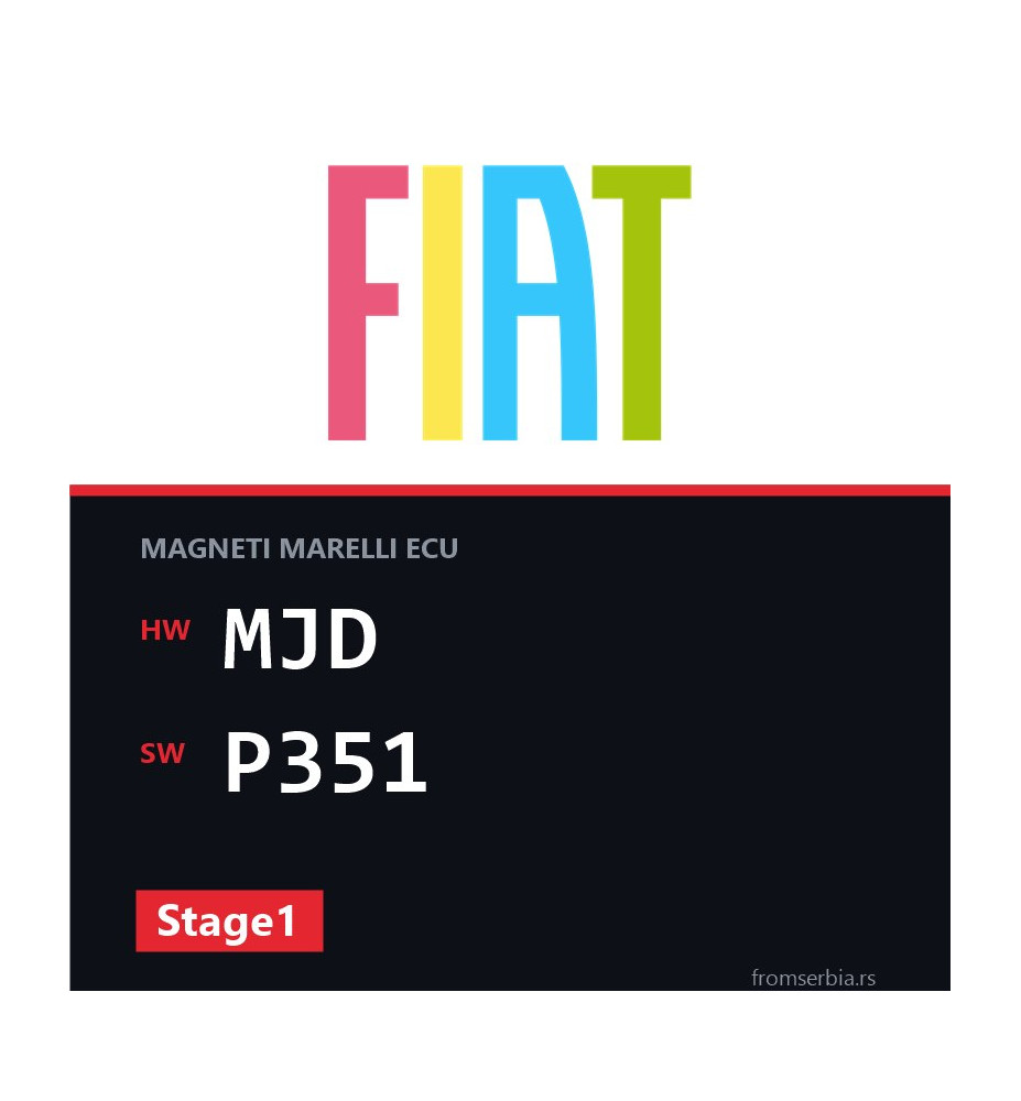 Fiat Punto MJD P351 Stage1 tuning file