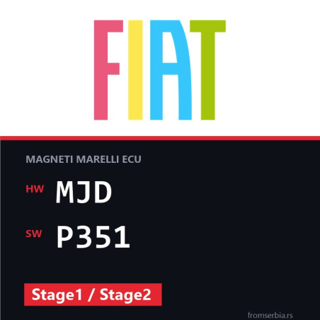 Fiat Punto MJD P351 Stage1 / Stage2 tuning file
