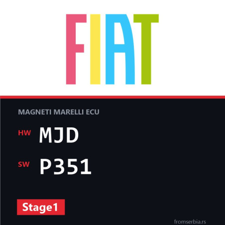 Fiat Punto MJD P351 Stage1 tuning file