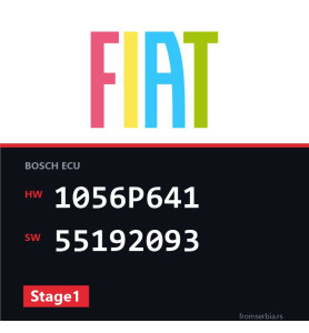 Fiat Punto 1056P641 55192093 Stage1 tuning file