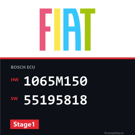 Fiat Punto 1065M150 55195818 Stage1 tuning file