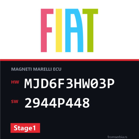 Fiat Grande MJD6F3HW03P 2944P448 Stage1 tuning file