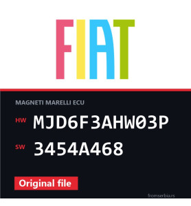 Fiat Panda MJD6F3AHW03P 3454A468 original ECU file