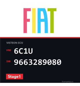 Fiat Ducato 6C1U 9663289080 Stage1 tuning file
