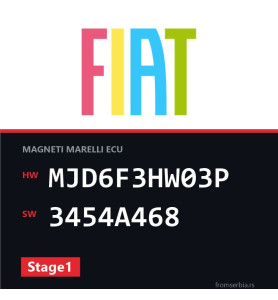 Fiat Punto MJD6F3HW03P 3454A468 Stage1 tuning file