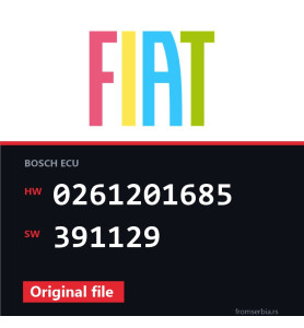 Fiat Grande 0261201685 391129 original ECU file