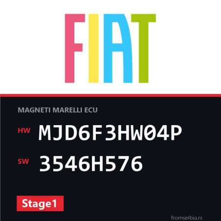 Fiat Fiorino MJD6F3HW04P 3546H576 Stage1 tuning file