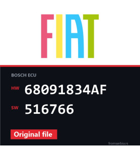 Fiat FREEMONT 68091834AF 516766 original ECU file