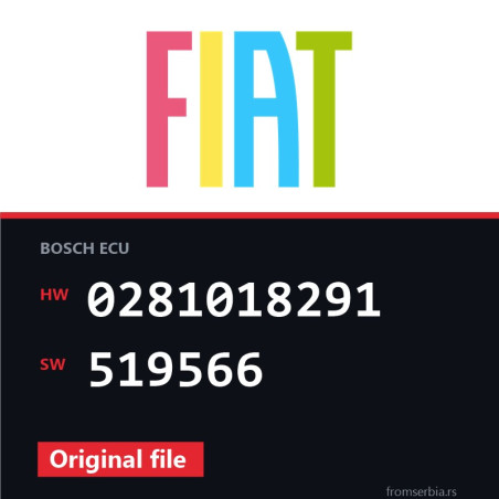 Fiat Ducato 0281018291 519566 Stage1 tuning file