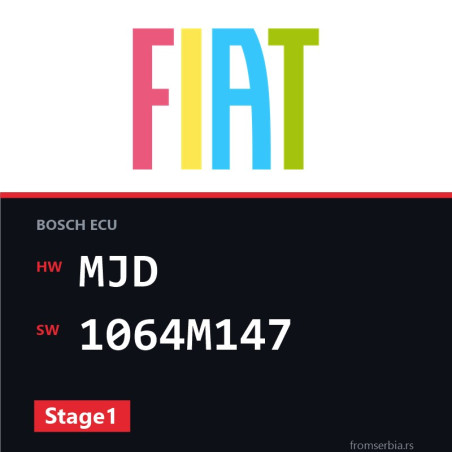Fiat Idea MJD 1064M147 Stage1 tuning file