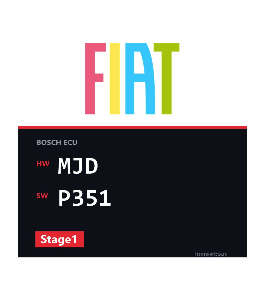 Fiat Punto MJD P351 Stage1 tuning file