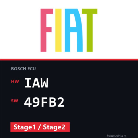 Fiat Stilo IAW 49FB2 Stage1 / Stage2 tuning file
