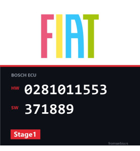 Fiat Stilo 0281011553 371889 Stage1 tuning file