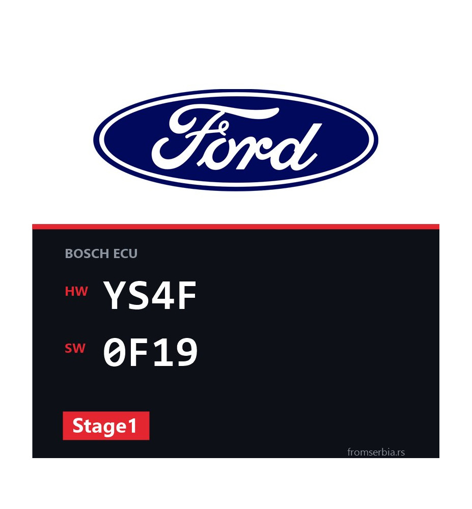 Ford Focus YS4F 0F19 Stage1 tuning file
