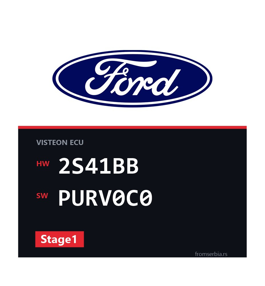 Ford Connekt 2S41BB PURV0C0 Stage1 tuning file