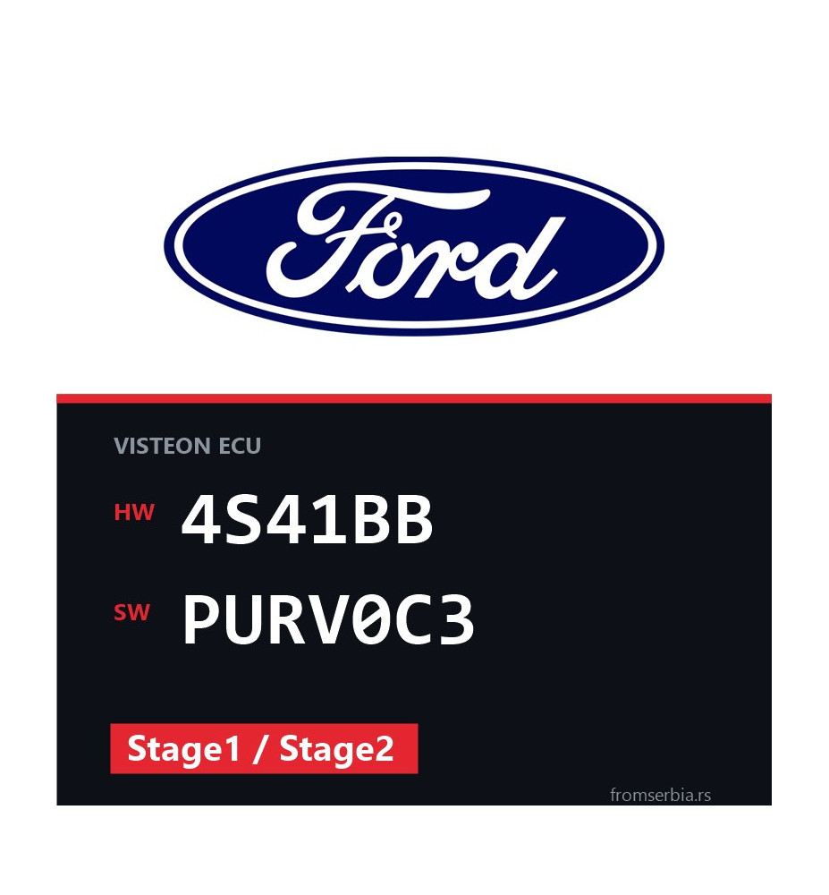 Ford Transit 4S41BB PURV0C3 Stage1 / Stage2 tuning file