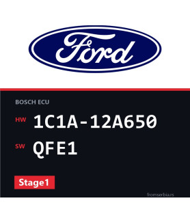 Ford Transit 1C1A-12A650 QFE1 Stage1 tuning file