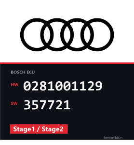Audi 100 0281001129 357721 Stage1 / Stage2 tuning file