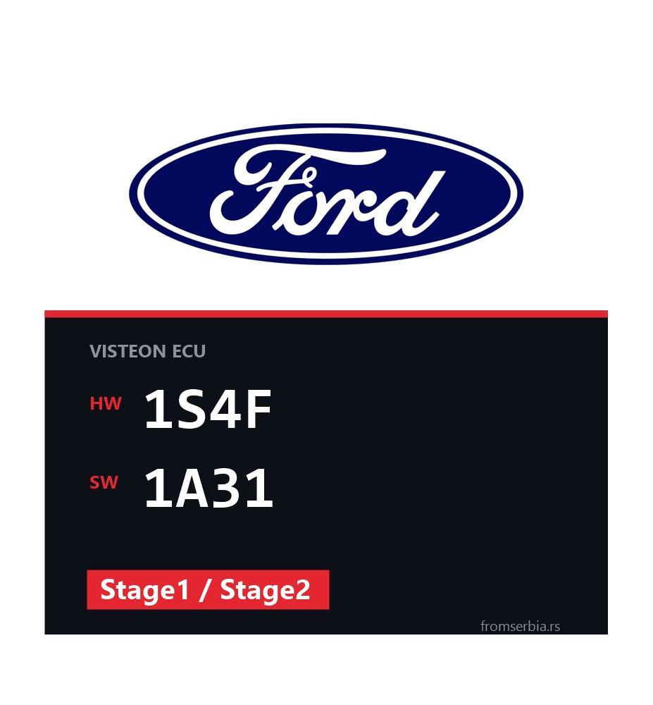 Ford Focus 1S4F 1A31 Stage1 / Stage2 tuning file
