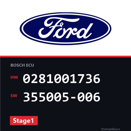Ford Galaxy 0281001736 355005-006 Stage1 tuning file