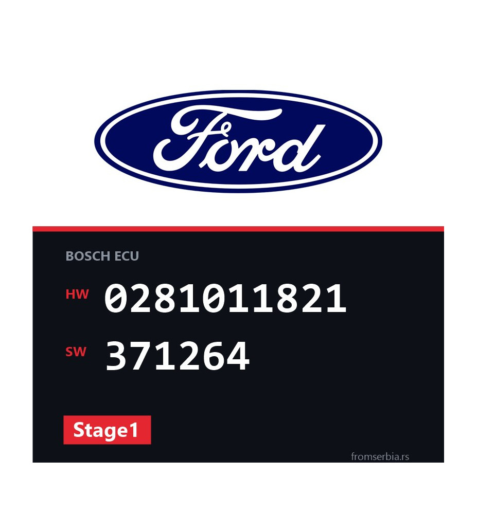 Ford Galaxy 0281011821 371264 Stage1 tuning file