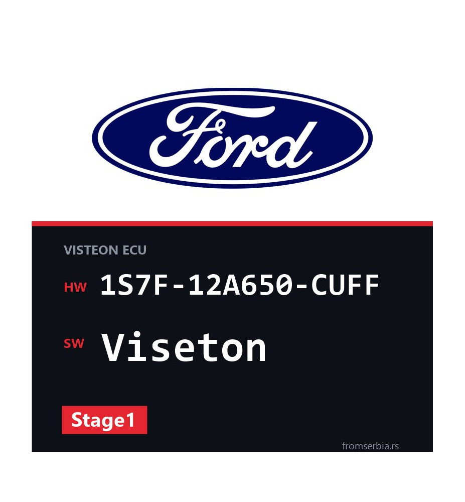 Ford Mondeo 1S7F-12A650-CUFF Viseton Stage1 tuning file