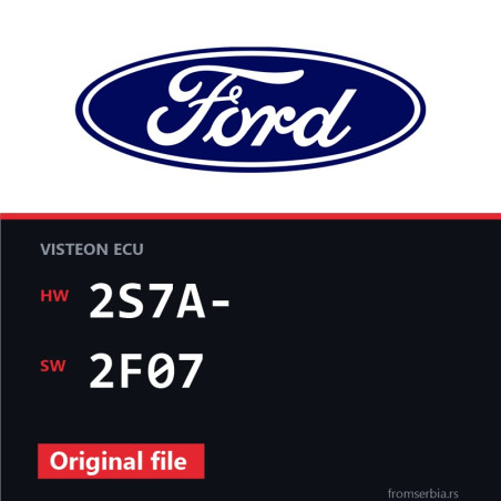 Ford Mondeo 2S7A- 2F07 original ECU file