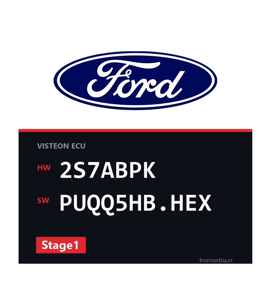Ford Mondeo 2S7ABPK PUQQ5HB.HEX Stage1 tuning file