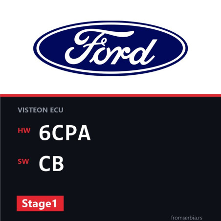 Ford Mondeo 6CPA CB Stage1 tuning file