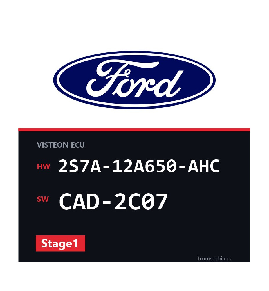 Ford Mondeo 2S7A-12A650-AHC CAD-2C07 Stage1 tuning file