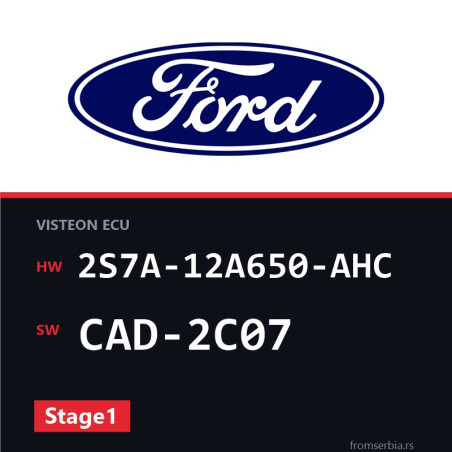 Ford Mondeo 2S7A-12A650-AHC CAD-2C07 Stage1 tuning file