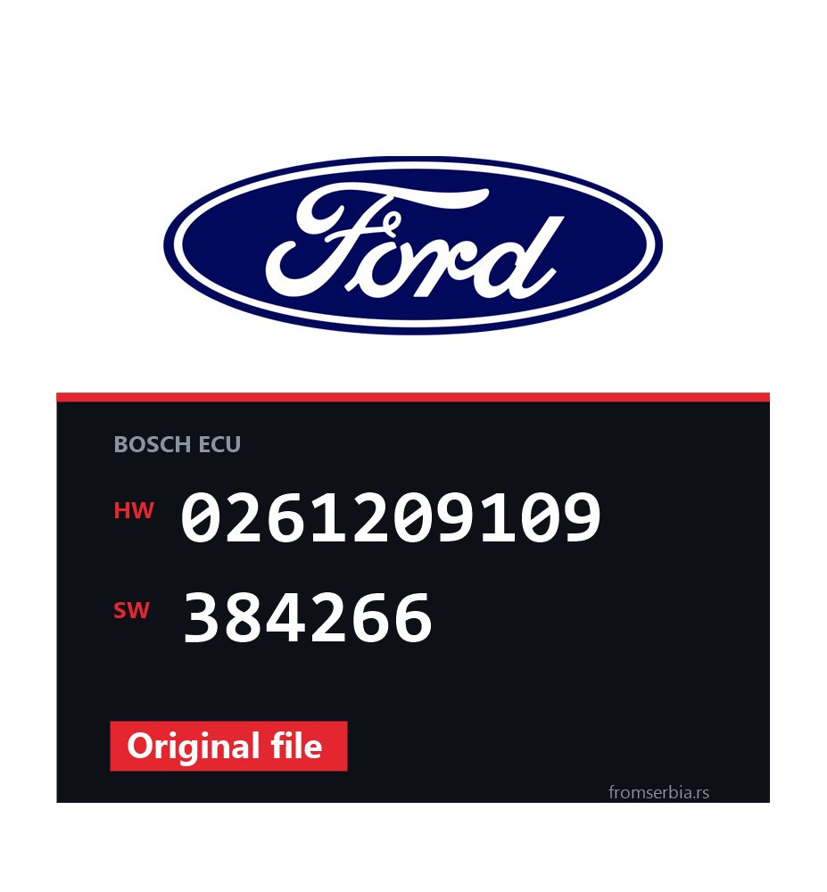 Ford S-Max 0261209109 384266 original ECU file