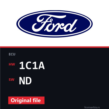 Ford Transit 1C1A ND original ECU file