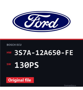 Ford Mondeo 3S7A-12A650-FE 130PS original ECU file