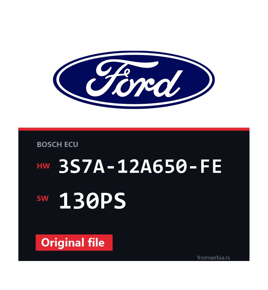 Ford Mondeo 3S7A-12A650-FE 130PS original ECU file