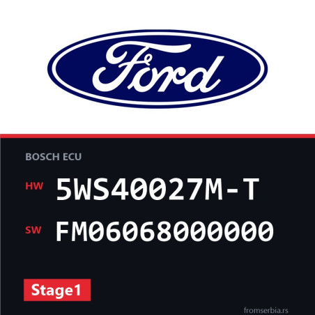Ford Fiesta 5WS40027M-T FM06068000000 Stage1 tuning file
